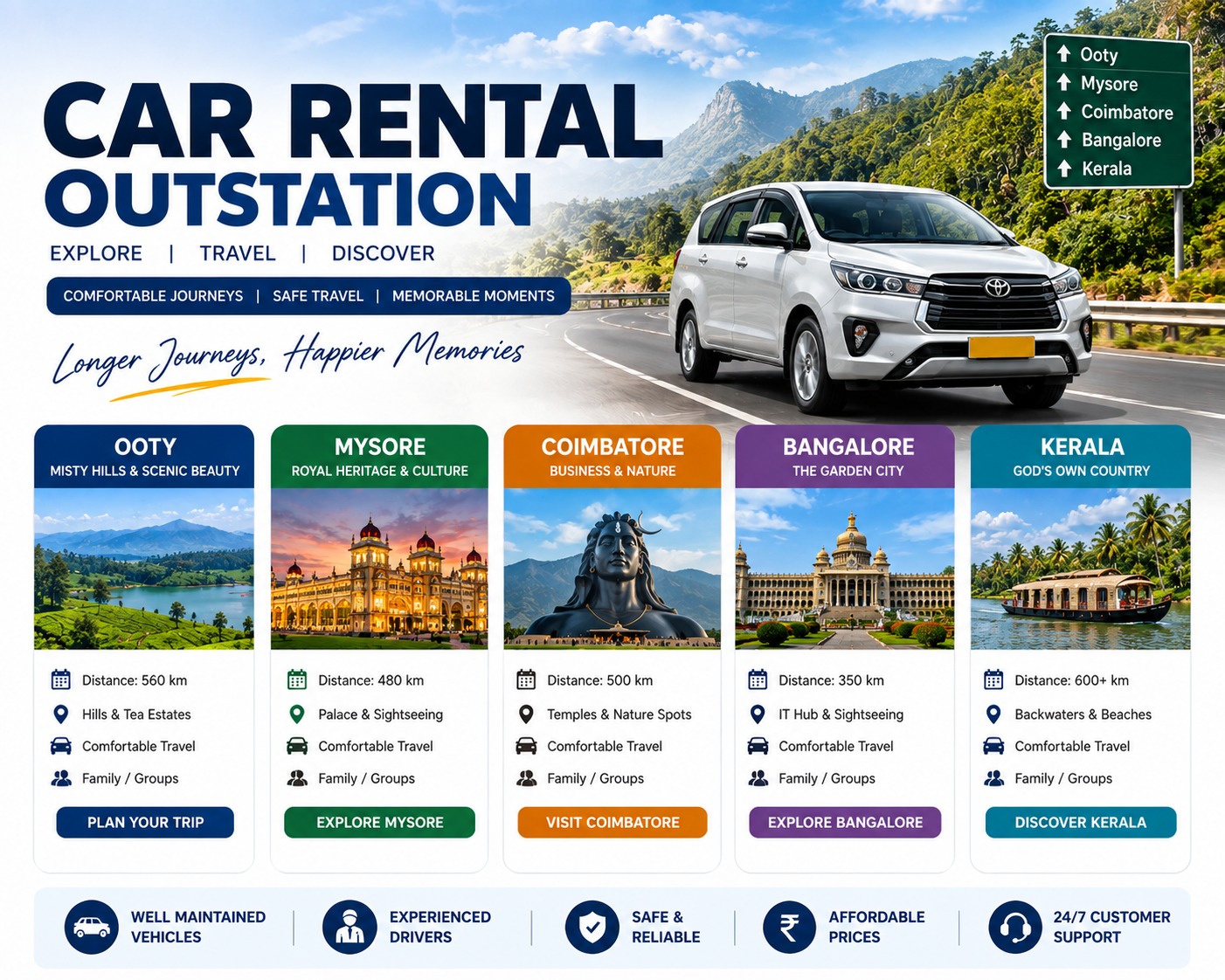 Outstation Cab Service